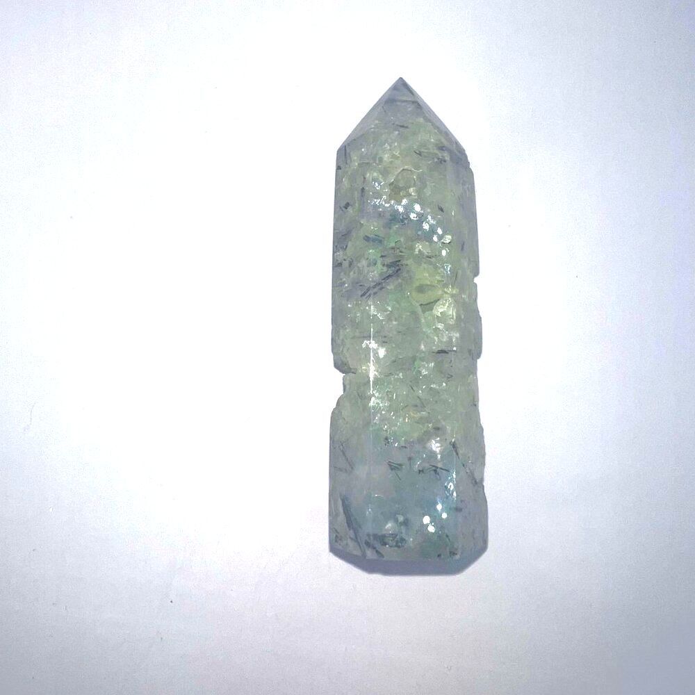 Prehnite Tower/Point - Picture 4 of 9
